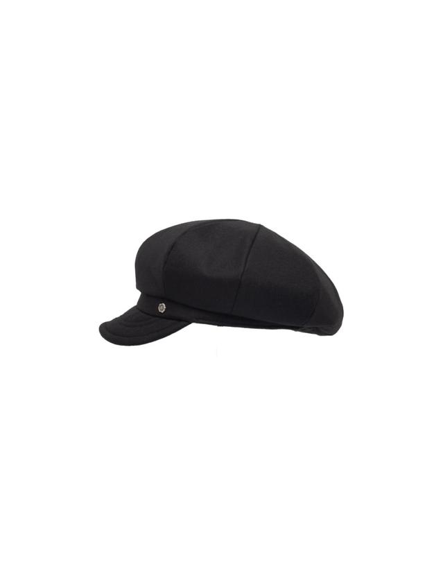브라운햇 Classic newsboy casquette -Black wool 착용컷