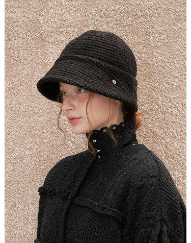 Soft Hazel Hat - Charcoal
