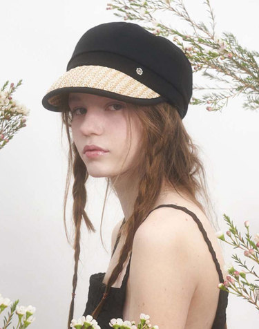 London Straw Matroos - Black