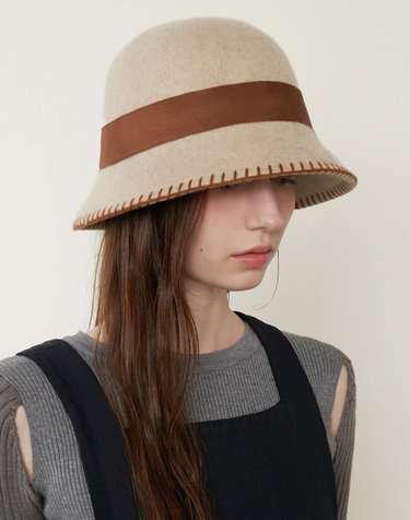 Emma Stitch Point Hat - Ivory