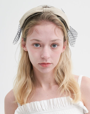 [serre-tête] Lace Petit Bunny – Beige