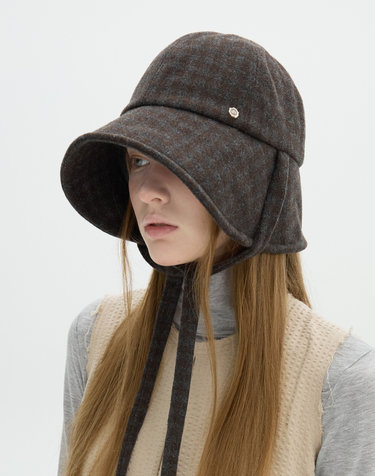 Deauville Hat - Check
