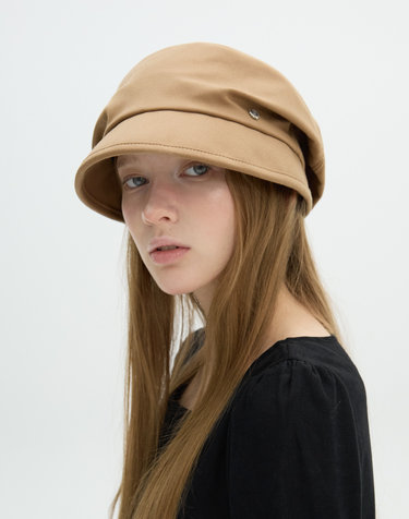 Drapery Celine Hat  - Camel Beige