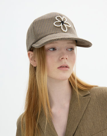 Fleur Cap - Check