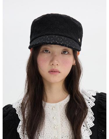 Soft Work Cap  - Lace Black