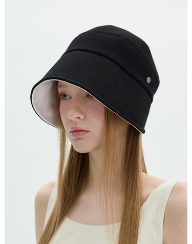 Tulip Bonnet Hat  - Black