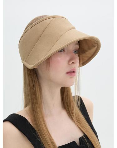 Oblique Sun Visor - Beige
