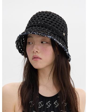 Coco Summer Bell Hat - Charcoal