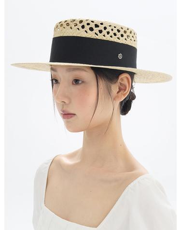Coco Boater Hat - Ivory