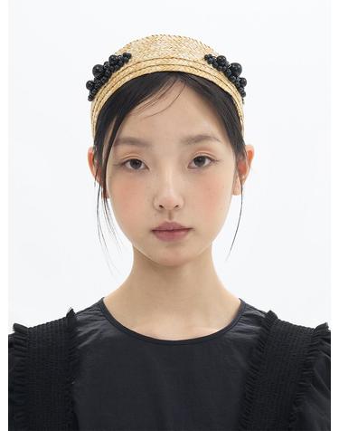 Cecile Straw Fascinator