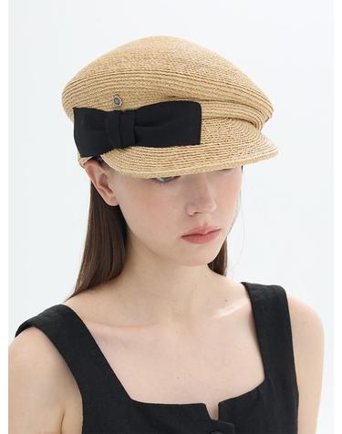 French Straw Casquette  - Natural