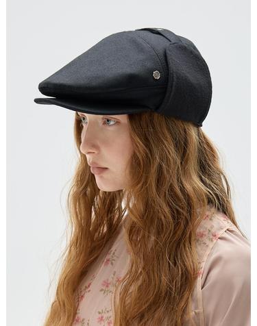 Ralph Earflap Hunting Cap - Black