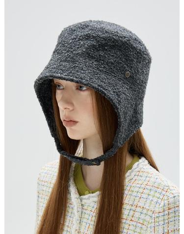 Short Brim Ear Flap Cap