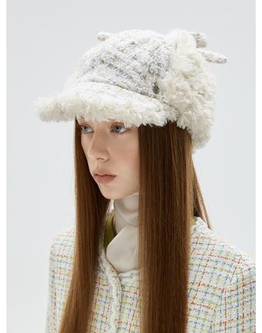 Pistachio Tweed Trapper