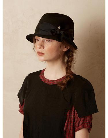 Folding short fedora