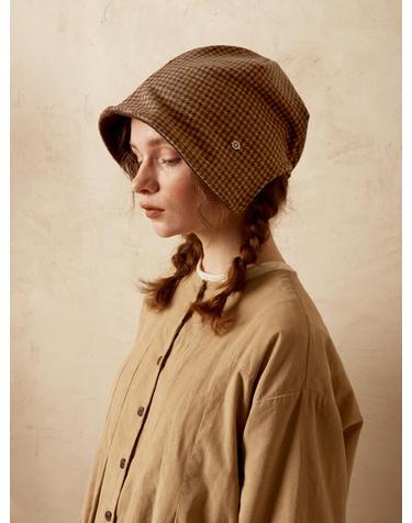 Banding bonnet beanie - Brown