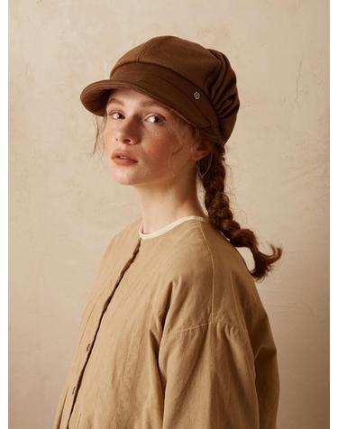 Back point casquette - Camel