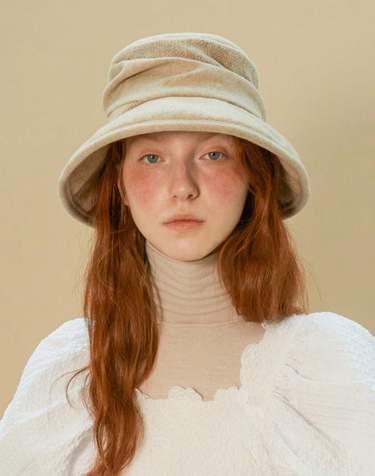 Grace tone on tone hat – Mixed 3 fabrics