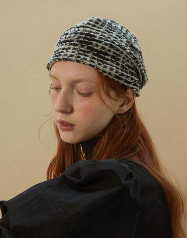 70’s tweed beanie