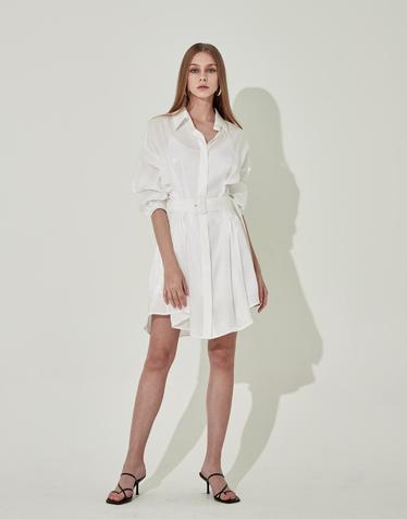 [NS윤지 / 박나래 착용] The Boss Long Silk Dress [White]