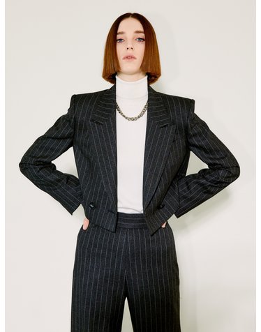 Signature Double B Tailored Jacket [Grey]