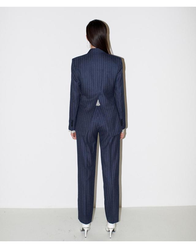 채뉴욕 Not a Cliche tailored Jacket [Stripe Navy] 착용컷