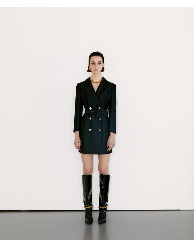 채뉴욕 Vivi Tailored Jacket Dress [Black] 블랙 착용컷