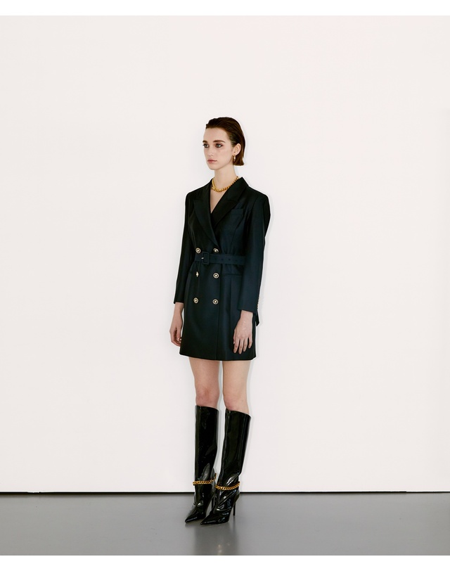 채뉴욕 Vivi Tailored Jacket Dress [Black] 블랙 착용컷