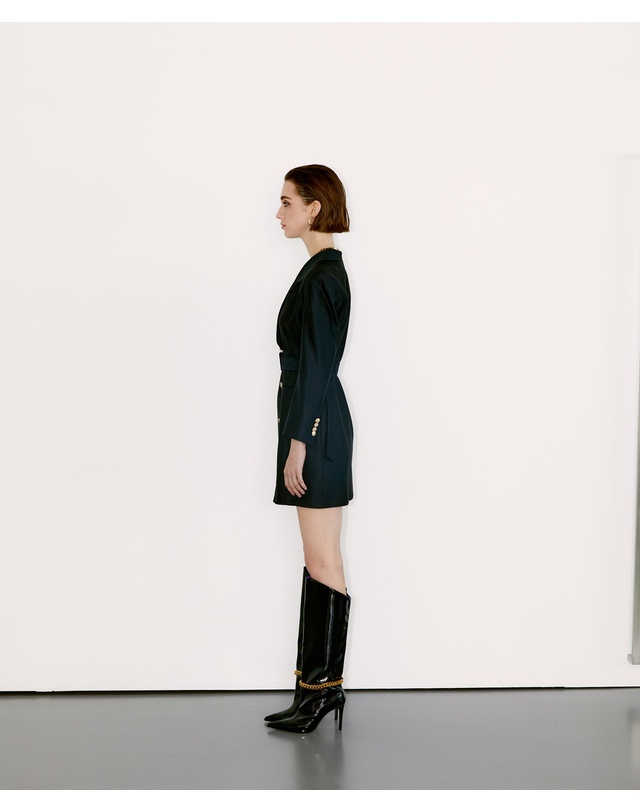 채뉴욕 Vivi Tailored Jacket Dress [Black] 블랙 착용컷