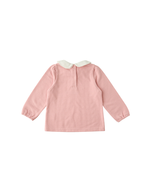 밍크뮤 [밍크뮤]하트카라티셔츠 (35A15-330-04) 착용컷