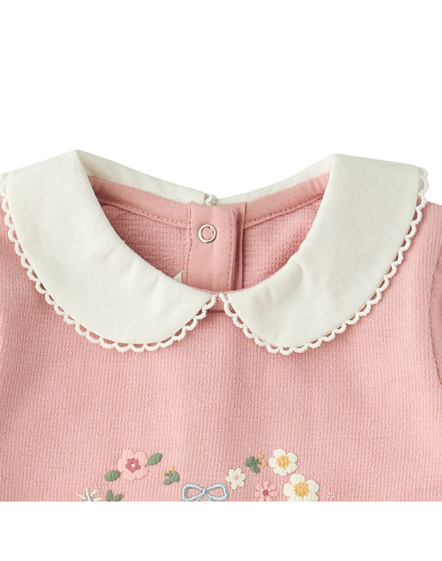밍크뮤 [밍크뮤]하트카라티셔츠 (35A15-330-04) 착용컷