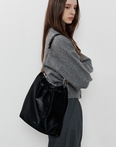 VELTA SHOPPER chain shoulder bag 2 color