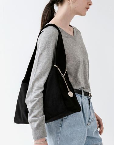 LUVIK SUEDE hobo bag 4 color