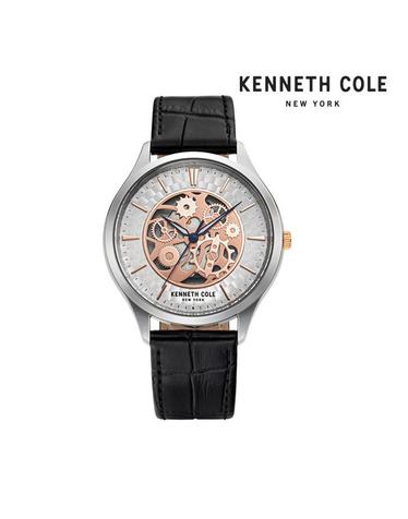 KENNETH COLE 케네스콜 KC50631001 스켈레톤 가죽 시계