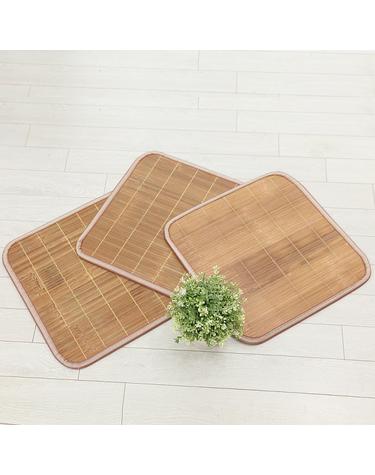7.5mm 탄화방석 45x45cm 1+1 대자리 여름방석