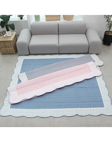 순면 라이즈 사계절 워싱패드 스프레드 러그160x210cm