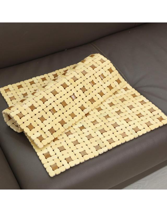 리앤데코 땅콩마작방석 45x45cm 1+1 대자리 여름방석 착용컷