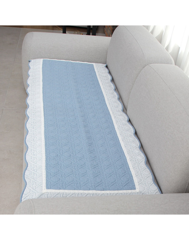 리앤데코 리앤데코 순면 라이즈 워싱 베란다 현관 쇼파패드 65x240cm 착용컷