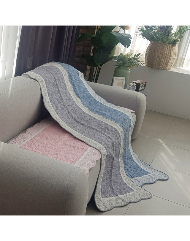 리앤데코 리앤데코 순면 라이즈 워싱 베란다 현관 쇼파패드 65x240cm 착용컷