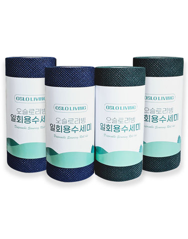 오슬로리빙 주방 일회용 수세미 혼합4p (200매)