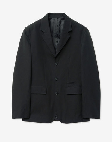 Comfort Cotton Set-Up Jacket (Black)