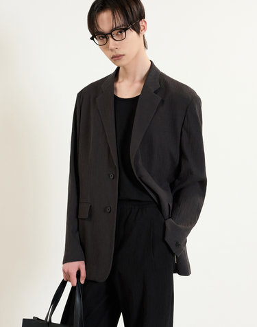 Seersucker Jacket (Gray)