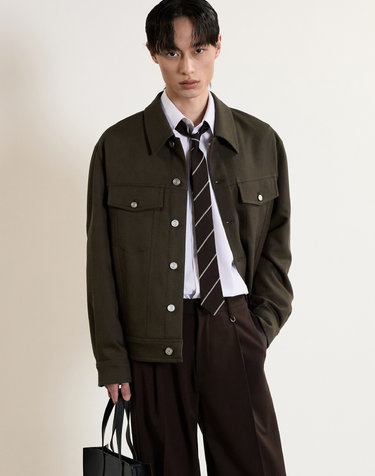 New Trucker Jacket (Brown)