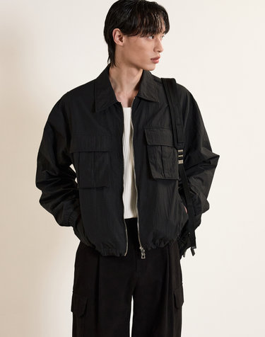 티엔지티 Light Weight Big Pocket Jumper (Black)