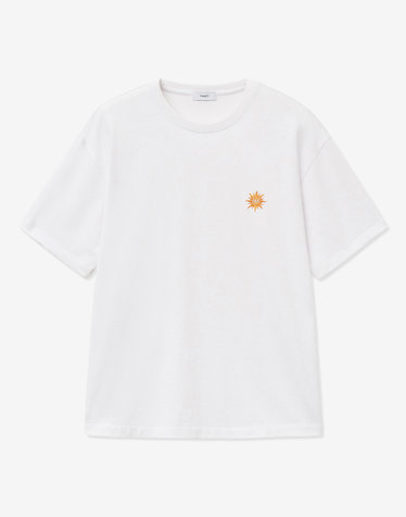 Embroidery Logo T-Shirt (White)