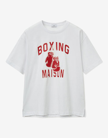 Boxing Graphic T-Shirt (White)