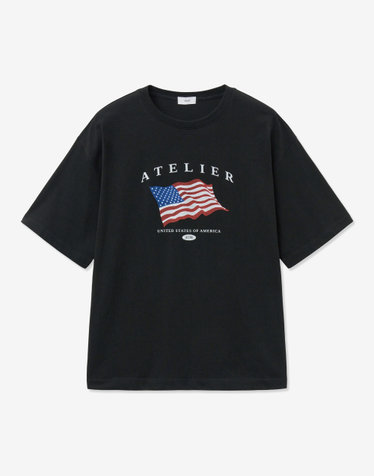 Americanflag T-Shirt (Black)