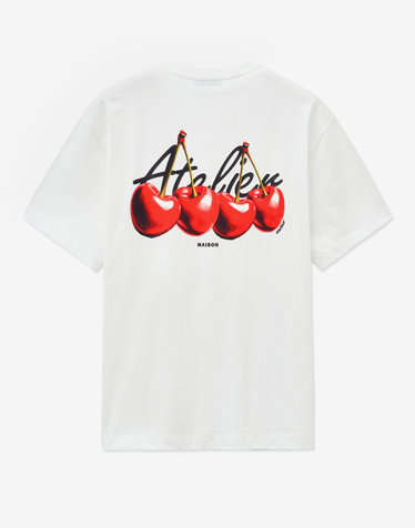 Cherry Graphic T-Shirt (White)