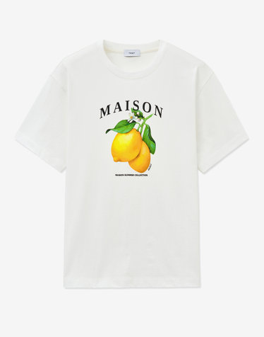 Lemon Graphic T-Shirt (White)