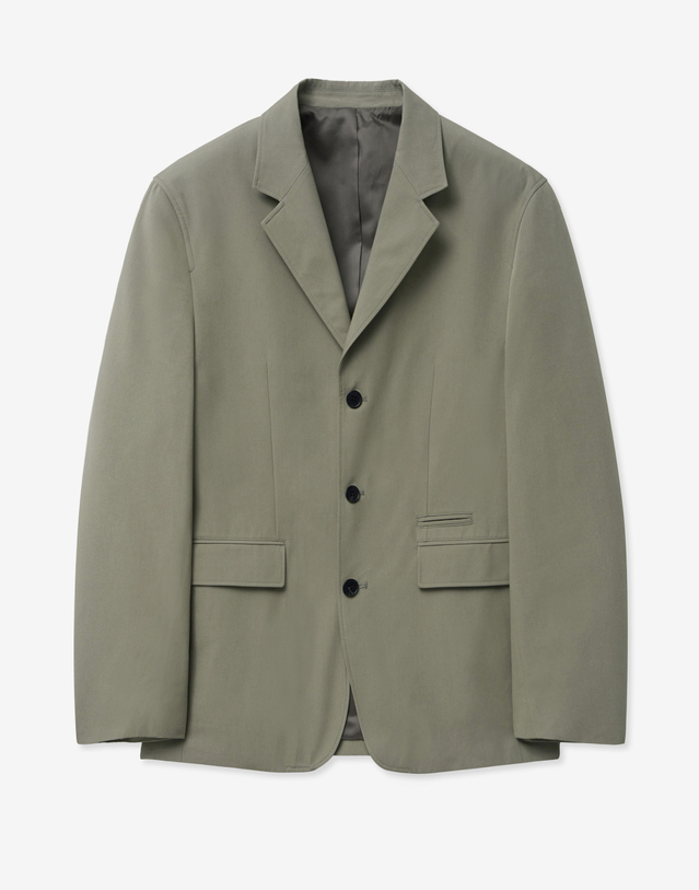 티엔지티 Comfort Cotton Set-Up Jacket (Sage) 세피아 착용컷